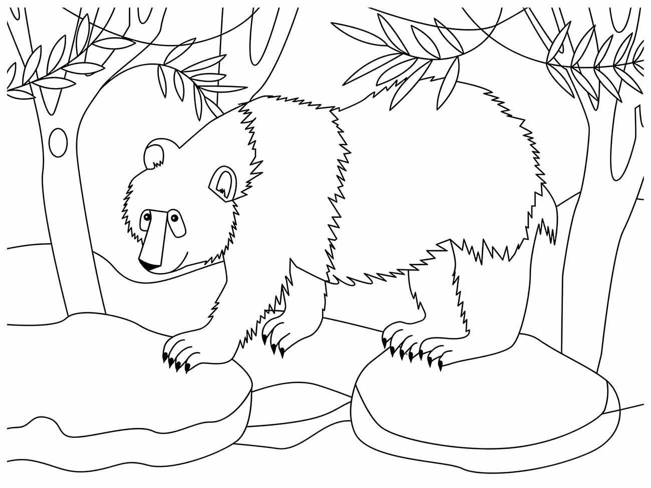 Panda coloring pages (14)