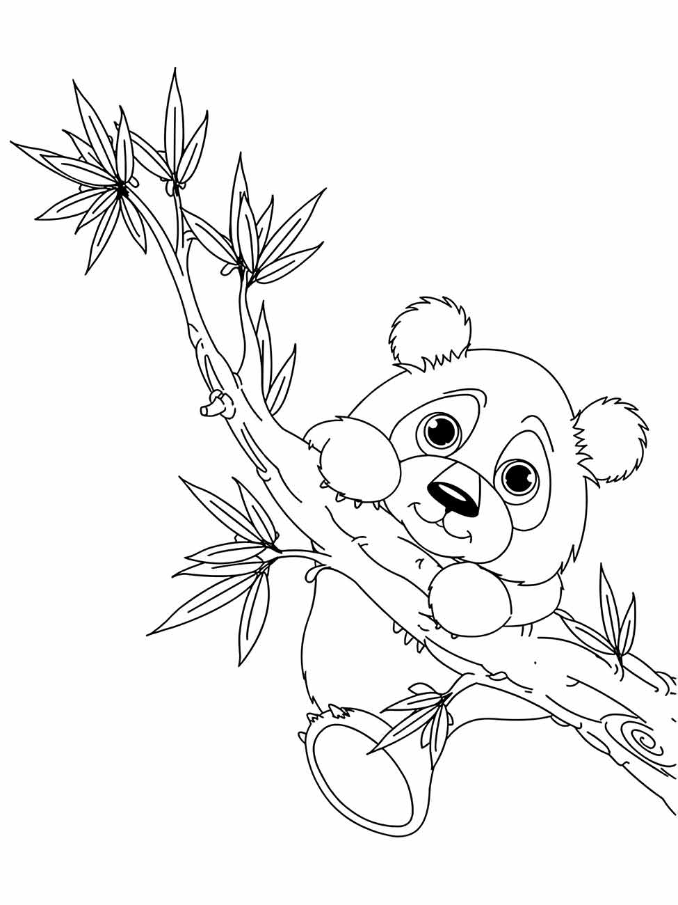 Panda coloring pages (2)