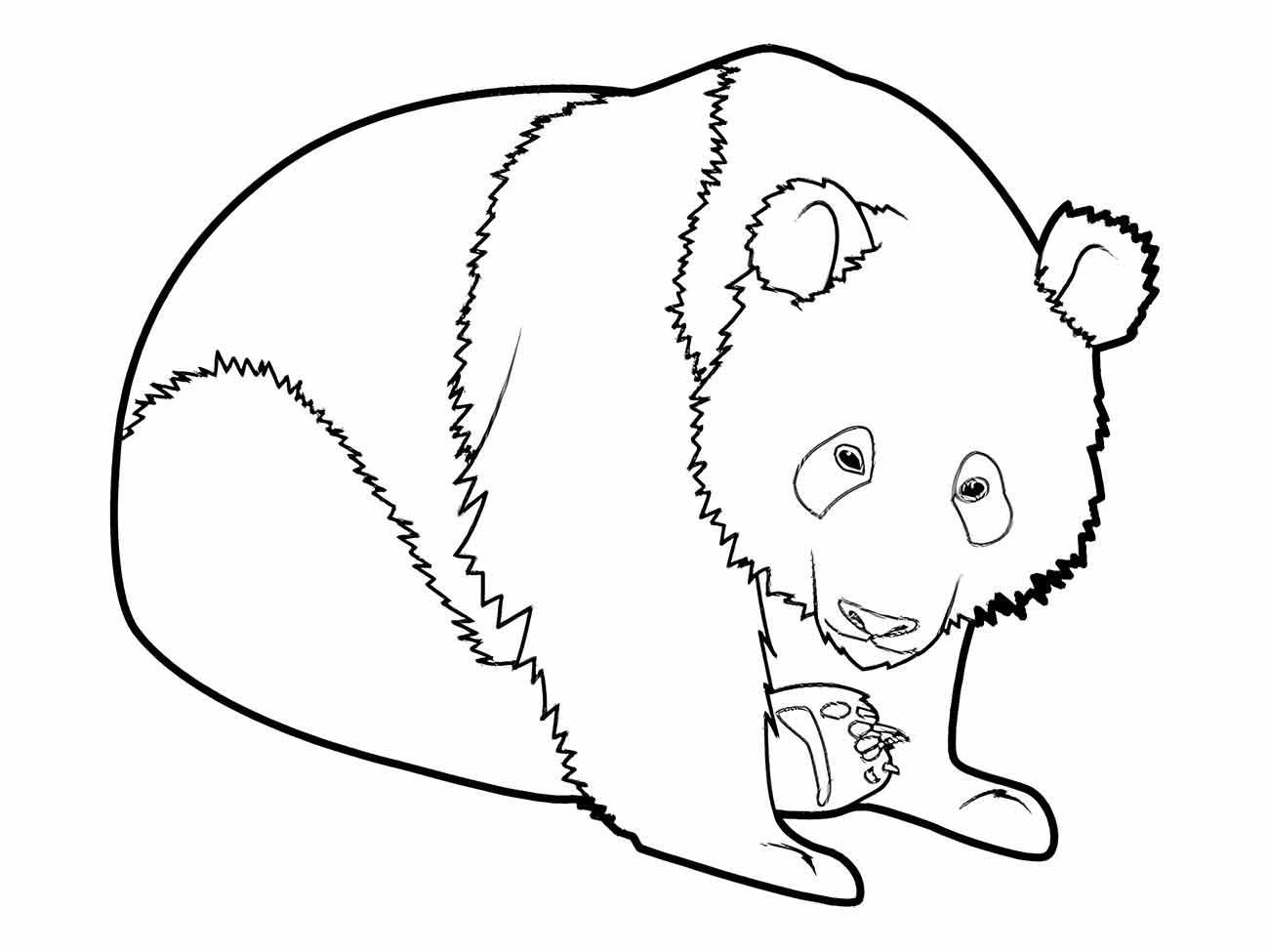 Panda coloring pages (28)