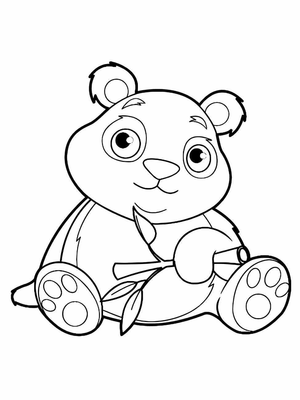 Panda coloring pages (3)