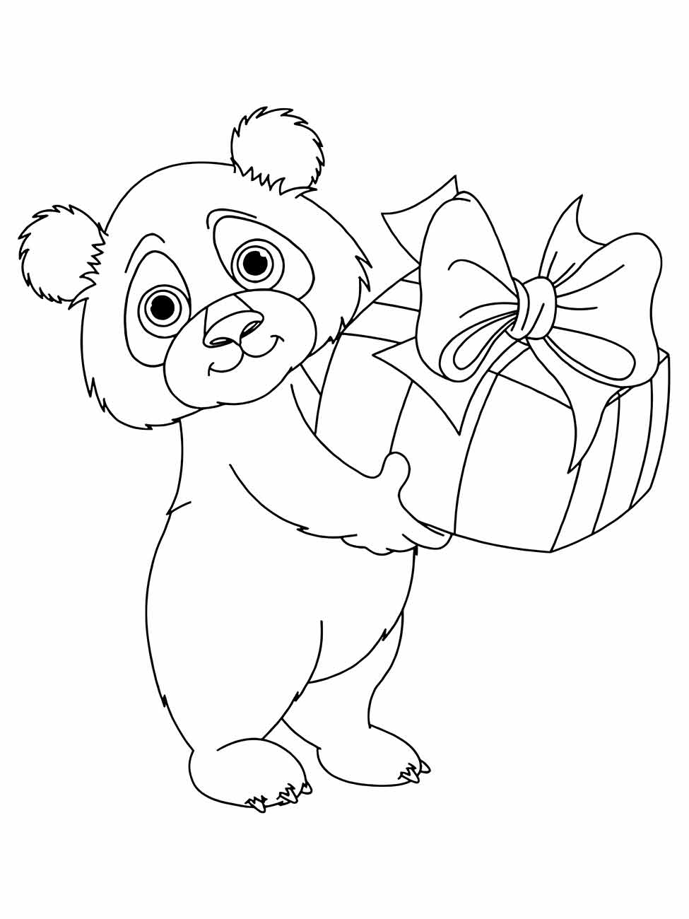 Panda coloring pages (4)