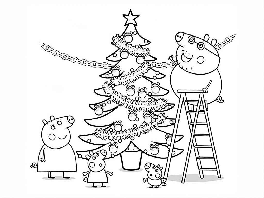 Peppa pig coloring page (1)