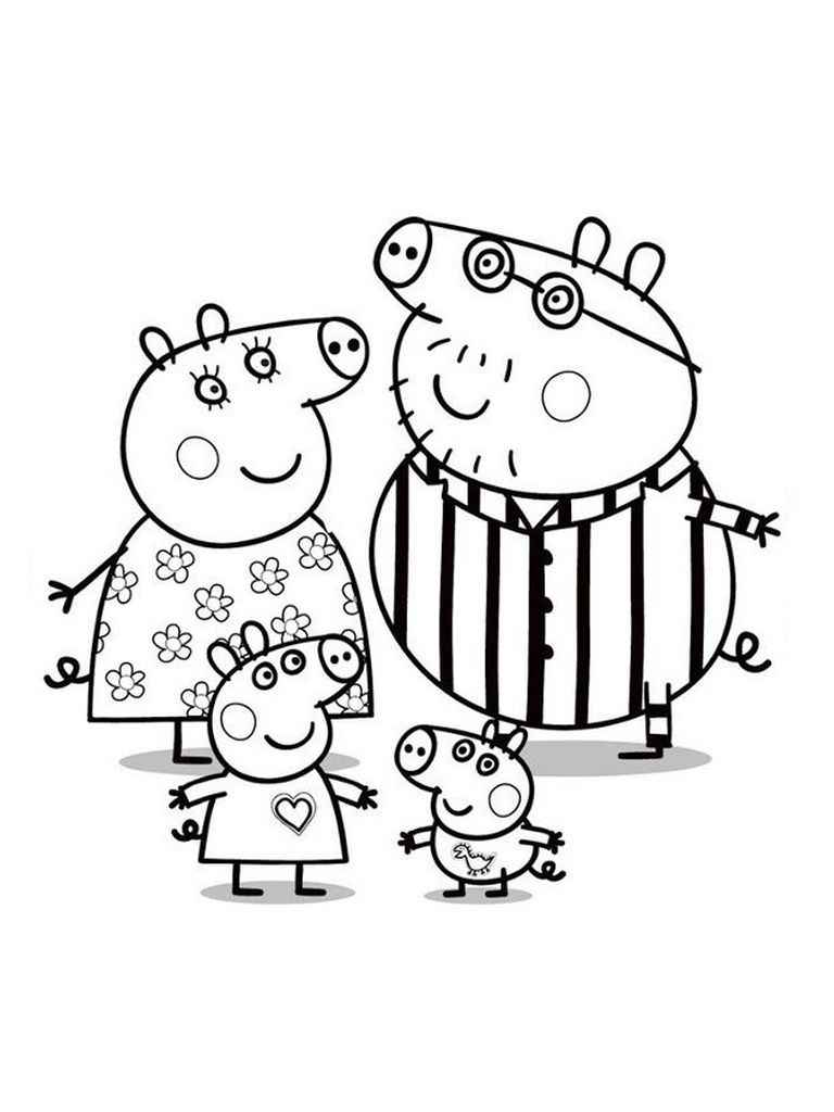 Peppa pig coloring page (10)