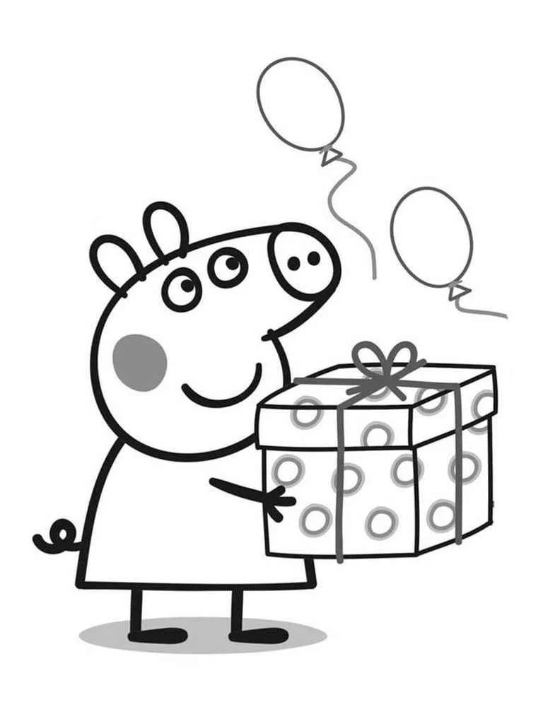 Peppa pig coloring page (10)