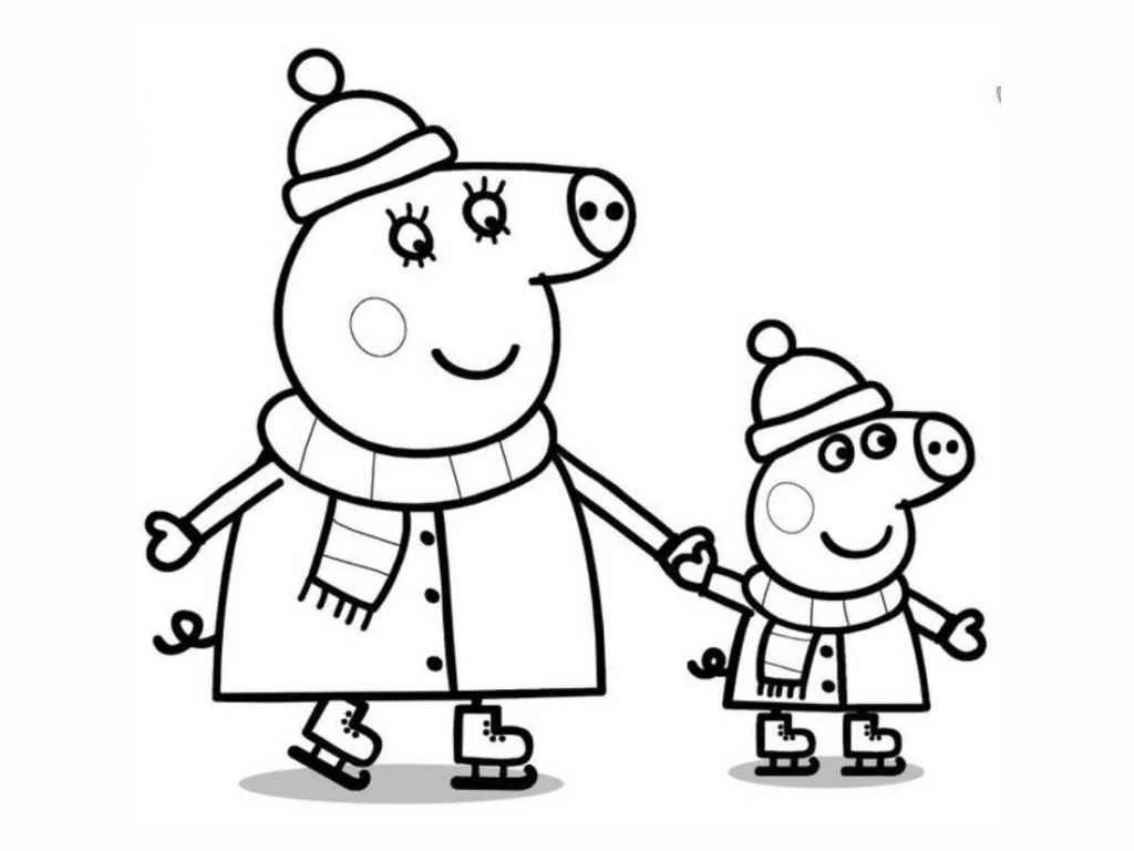 Peppa pig coloring page (12)