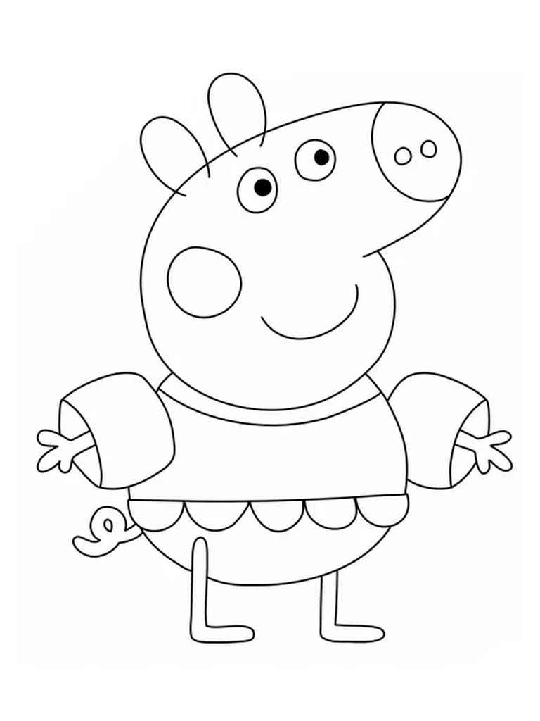 Peppa pig coloring page (13)