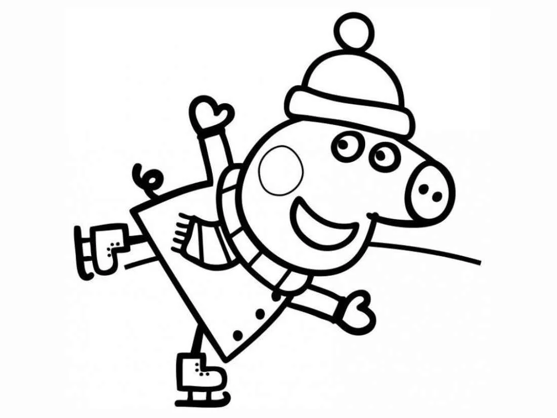 Peppa pig coloring page (13)