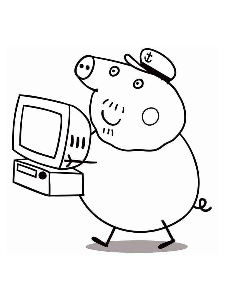 Peppa pig coloring page (14)