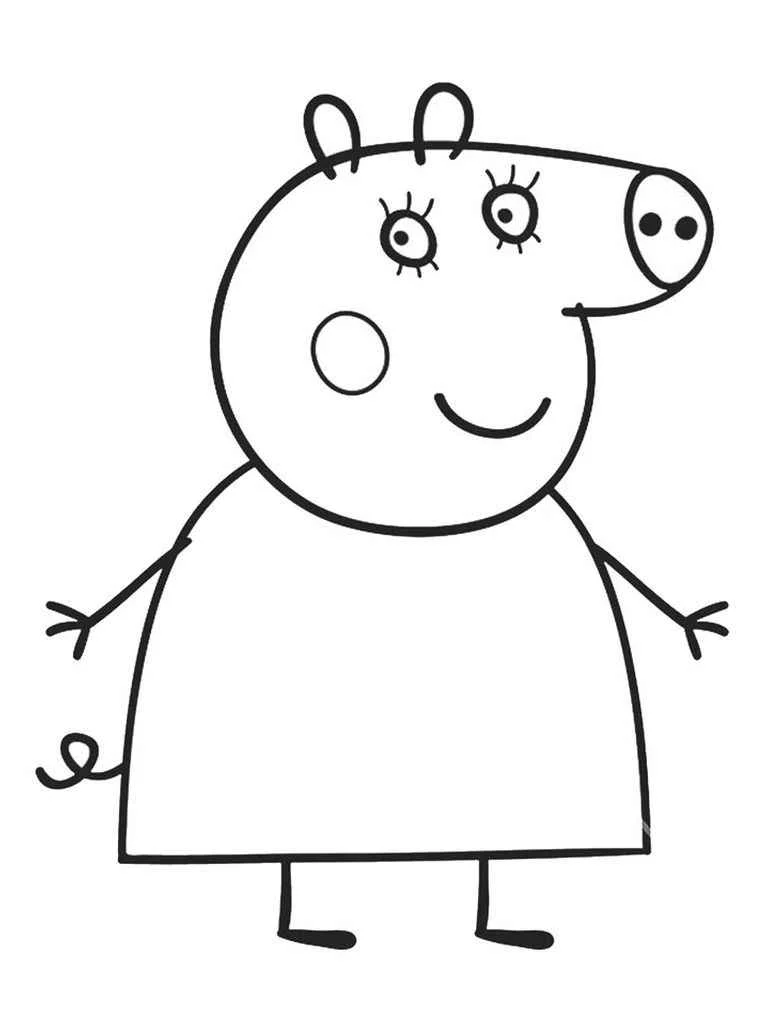 Peppa pig coloring page (14)