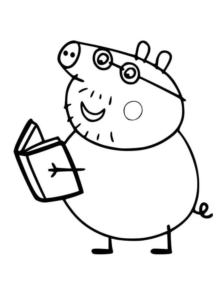 Peppa pig coloring page (15)