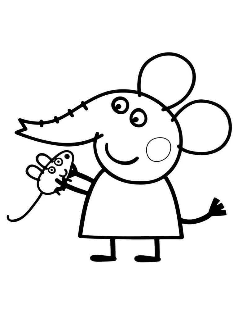 Peppa pig coloring page (17)