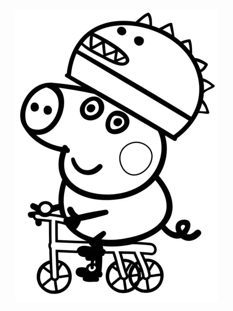 Peppa pig coloring page (18)