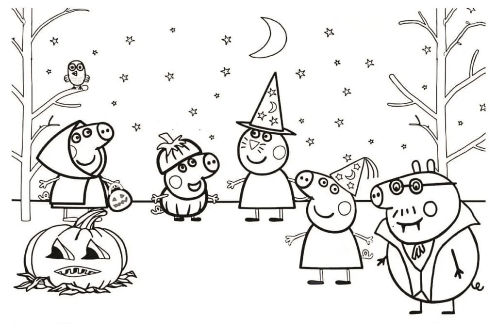 Peppa pig coloring page (19)