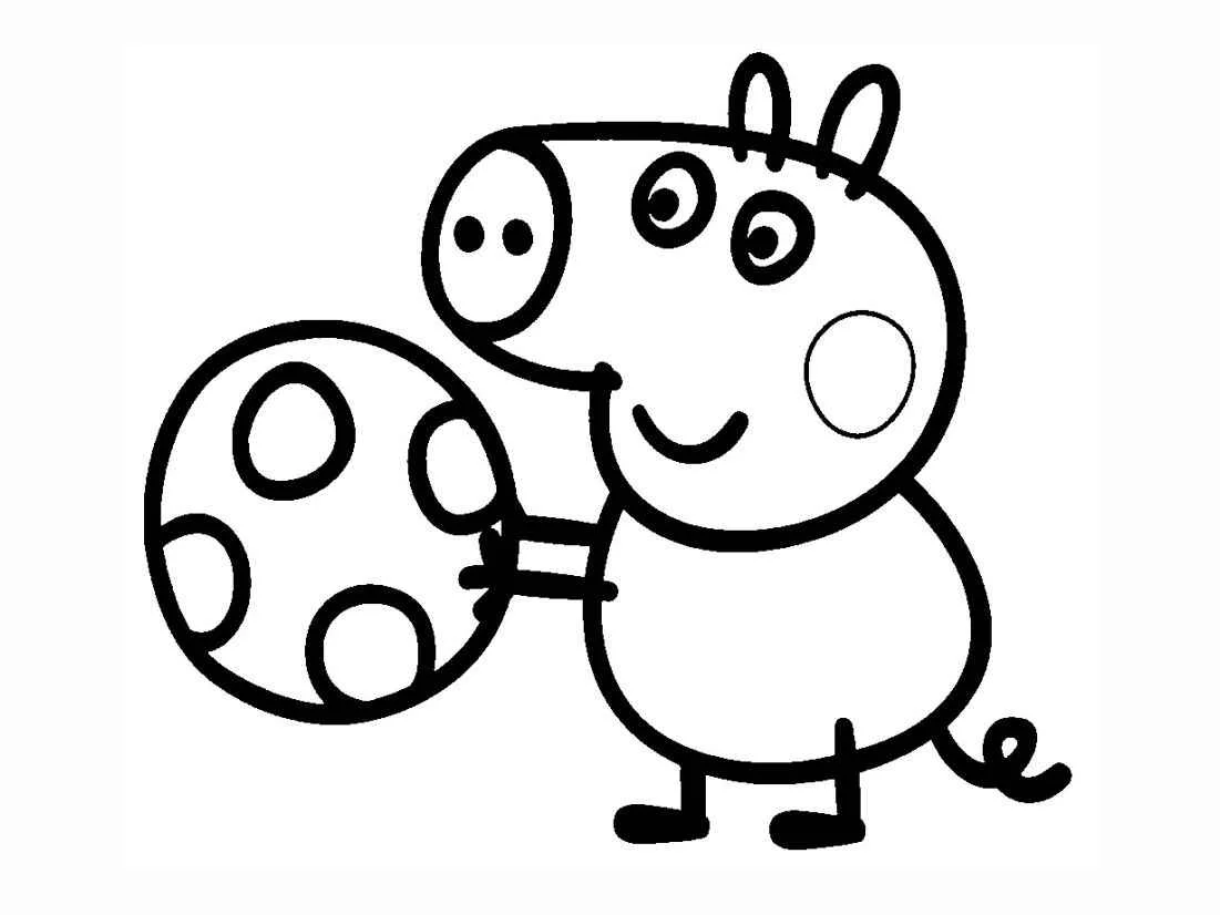 Peppa pig coloring page (2)