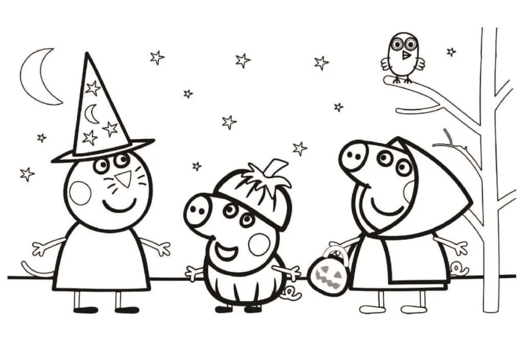 Peppa pig coloring page (21)