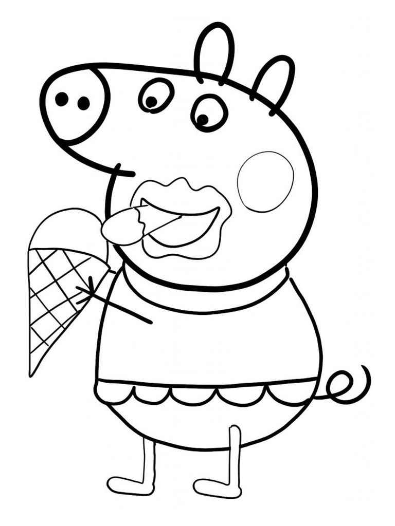 Peppa pig coloring page (25)