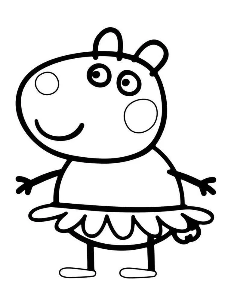 Peppa pig coloring page (25)