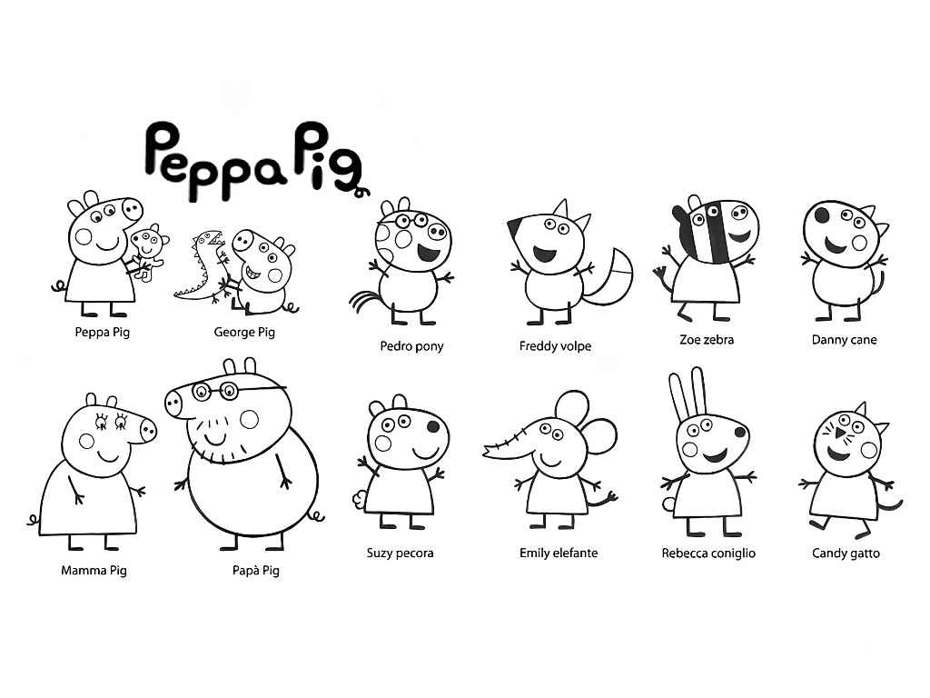 Peppa pig coloring page (26)