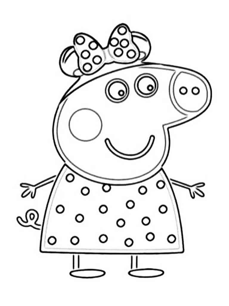 Peppa pig coloring page (28)