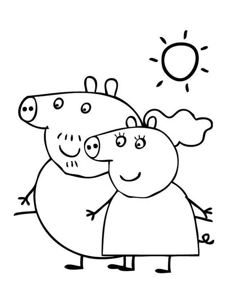 Peppa pig coloring page (30)