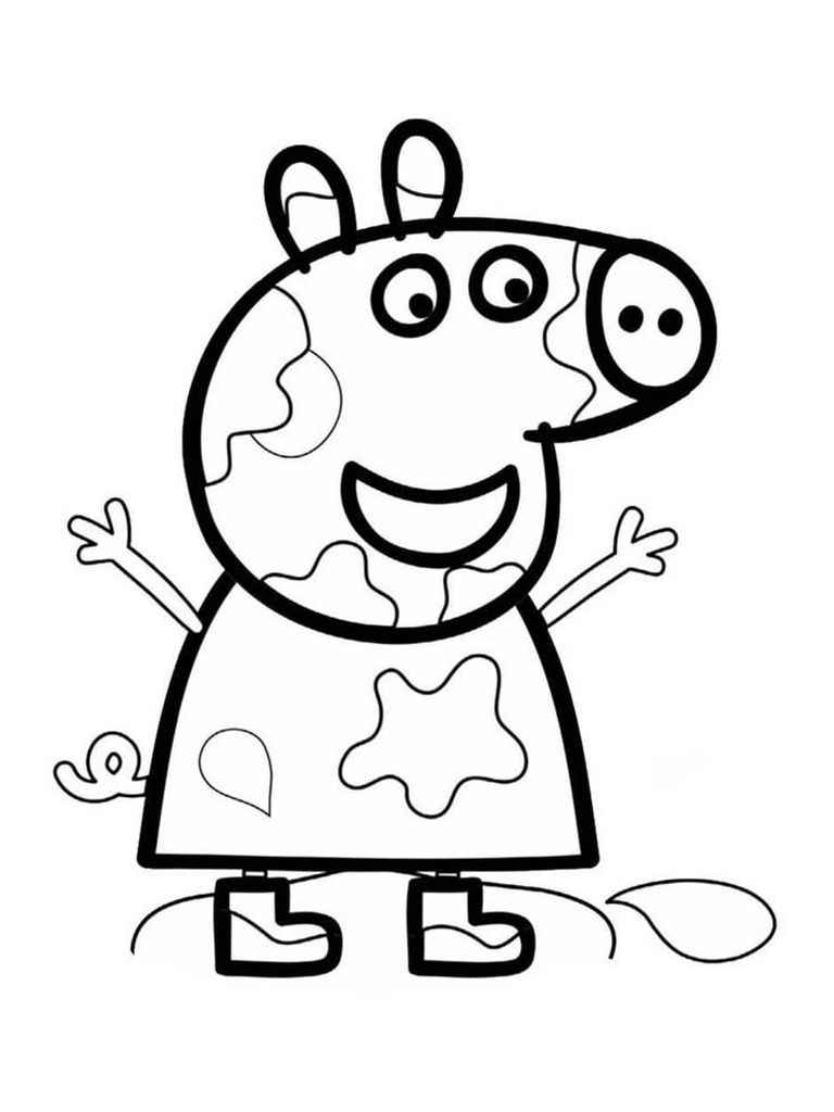 Peppa pig coloring page (5)