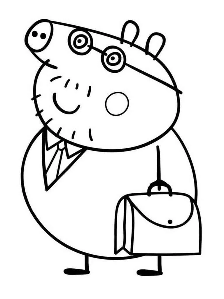 Peppa pig coloring page (6)