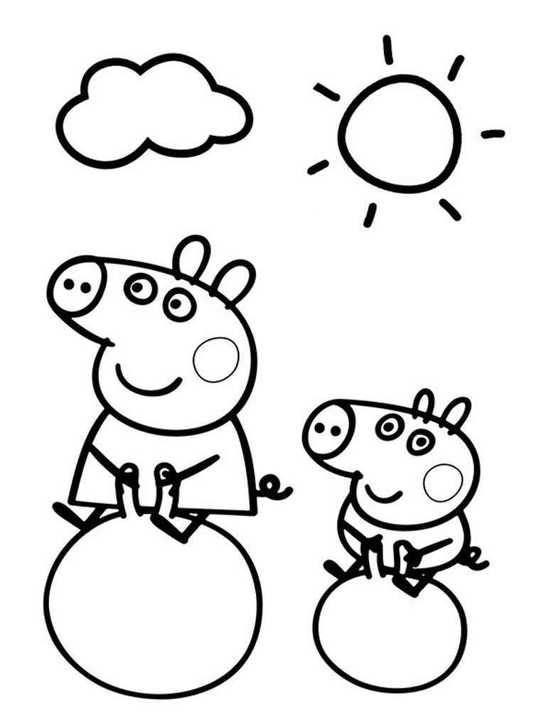 Peppa pig coloring page (7)