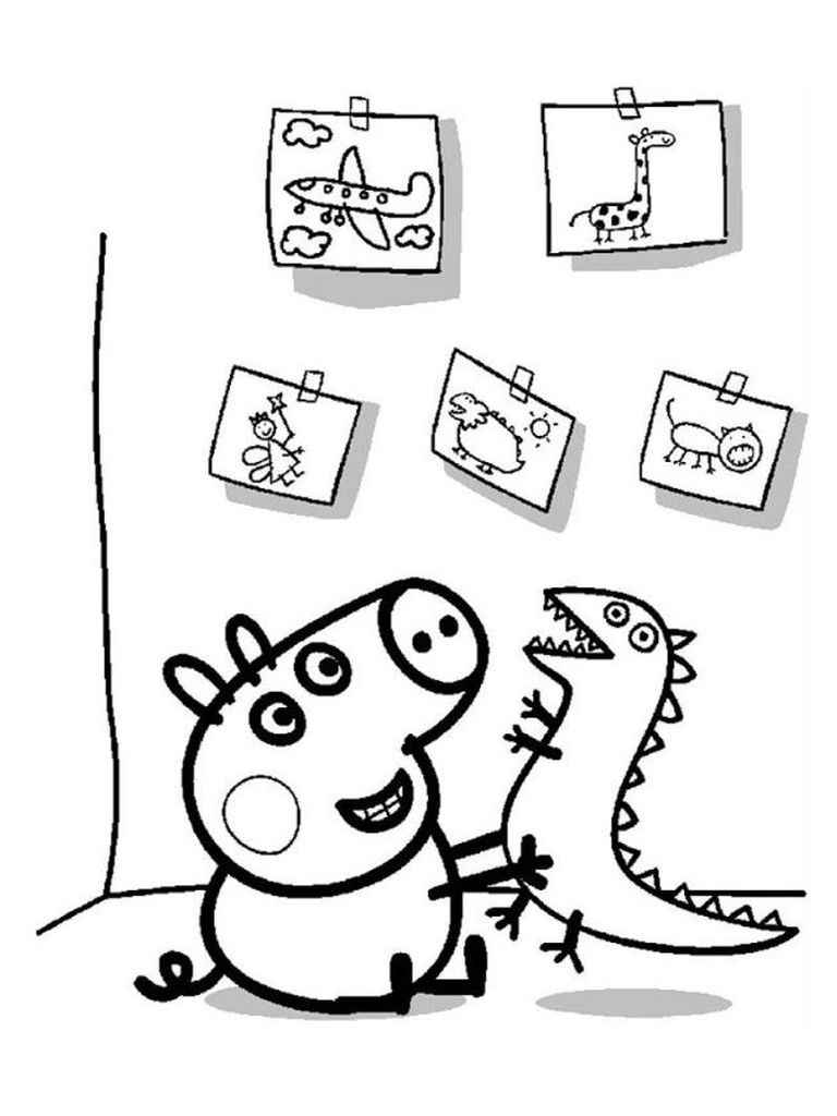 Peppa pig coloring page (9)