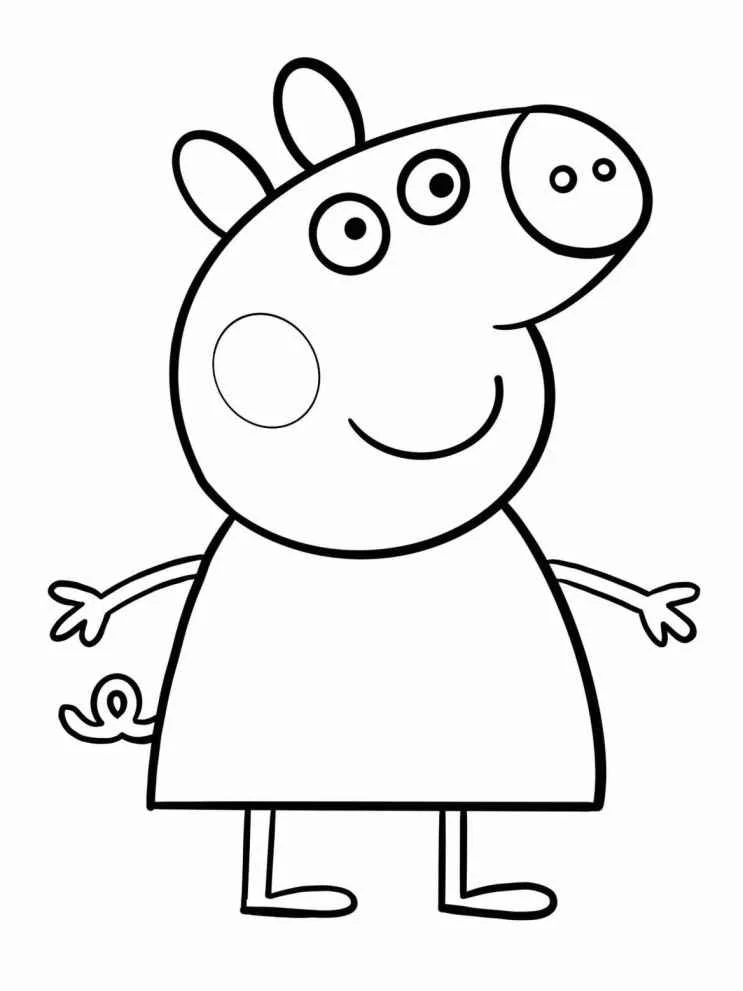 Peppa pig coloring page (9)