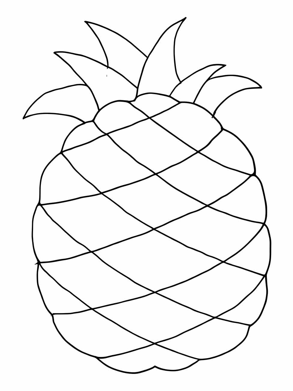 Pineapple coloring page (12)