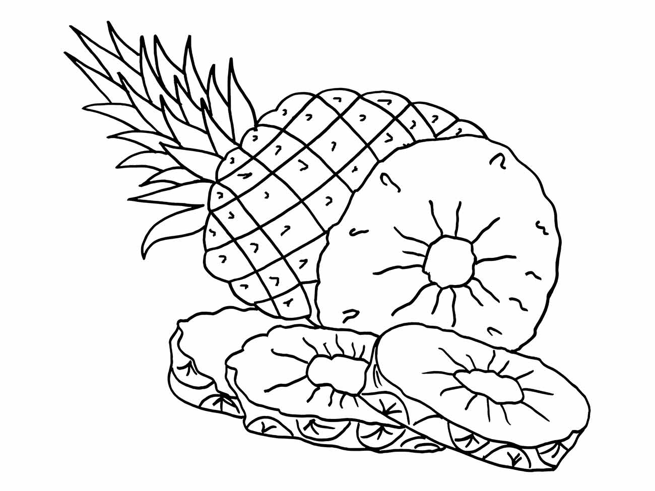 Pineapple coloring page (22)