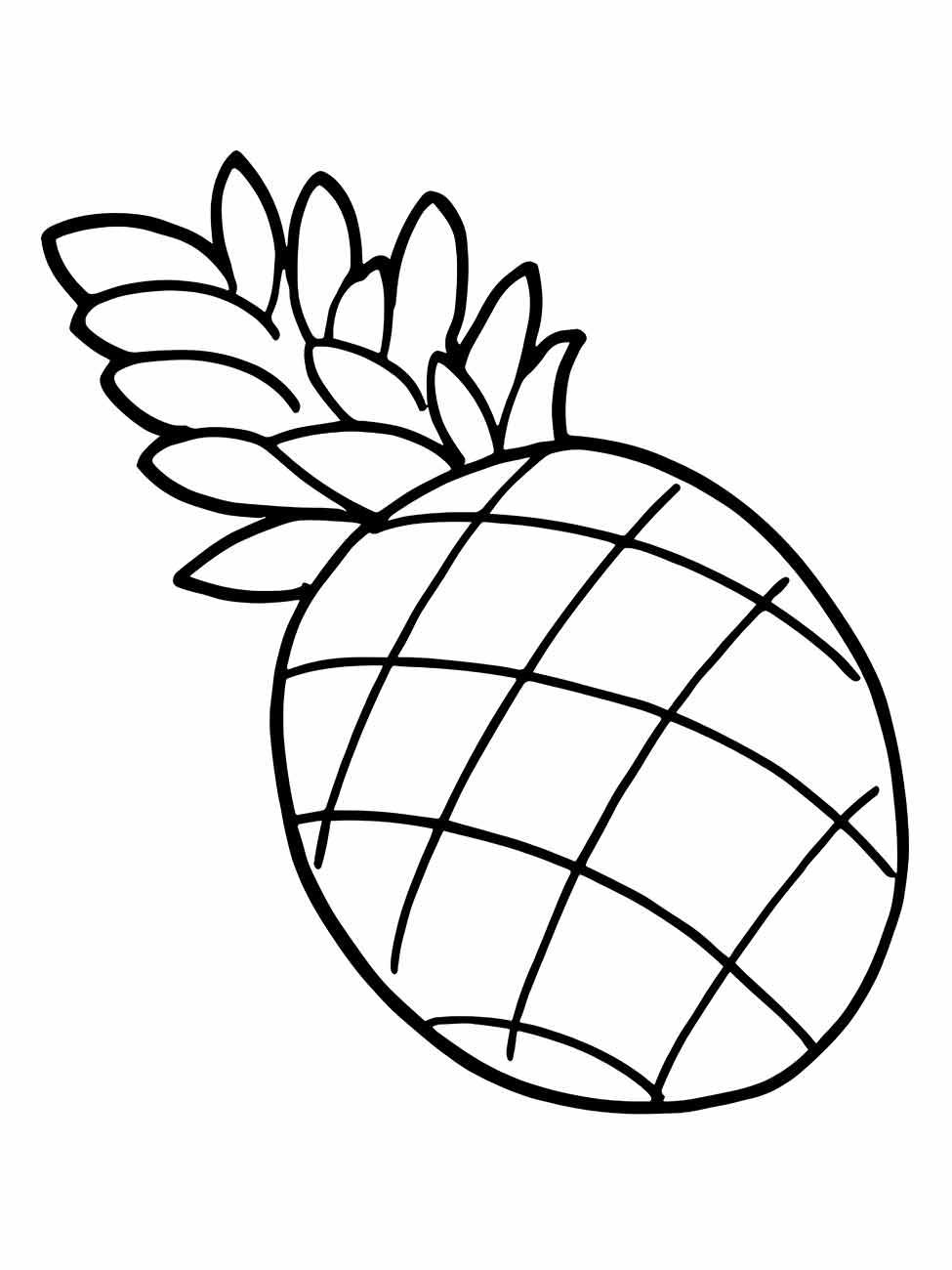 Pineapple coloring page (9)