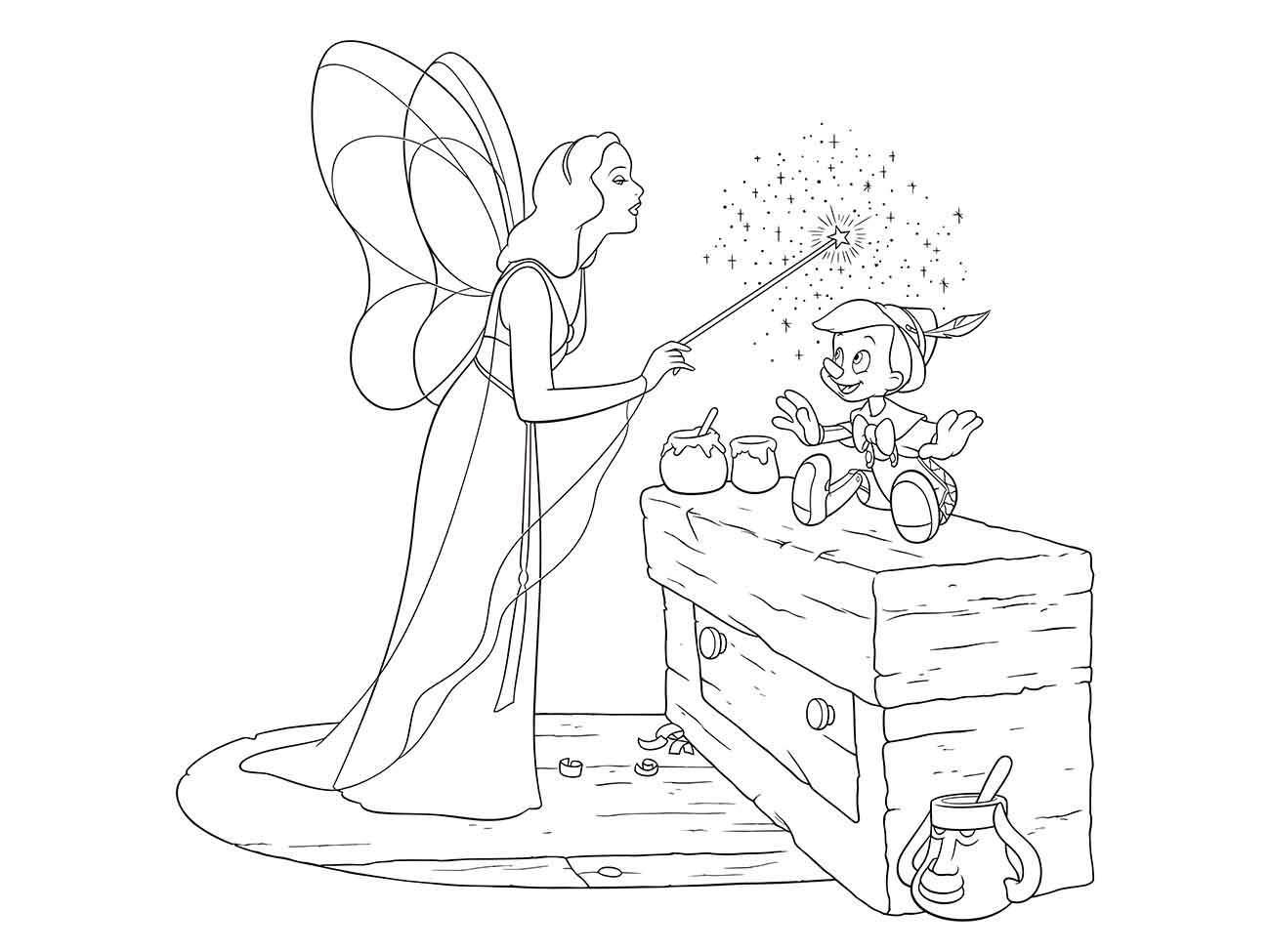 Pinocchio coloring page (1)