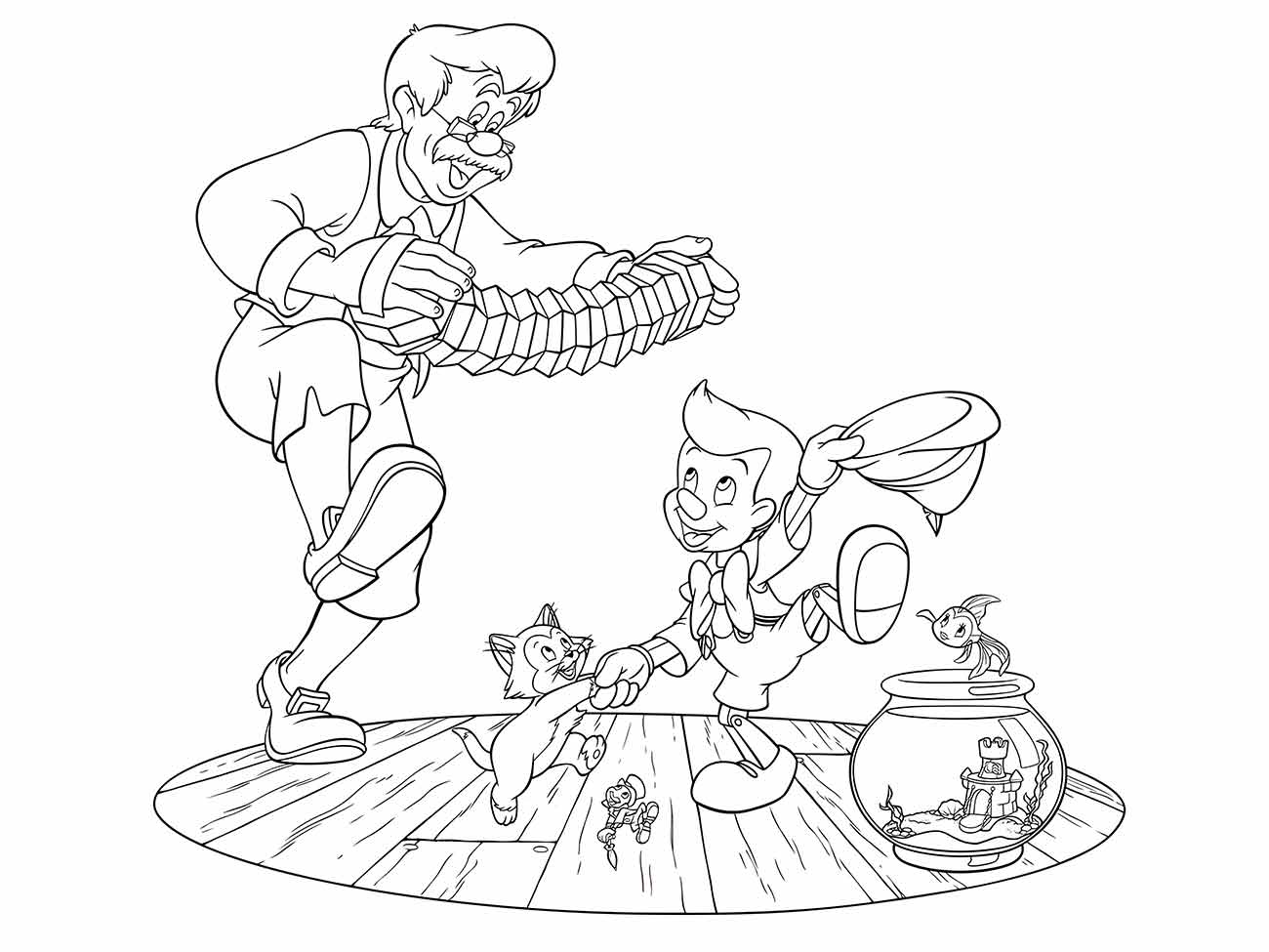 Pinocchio coloring page (17)