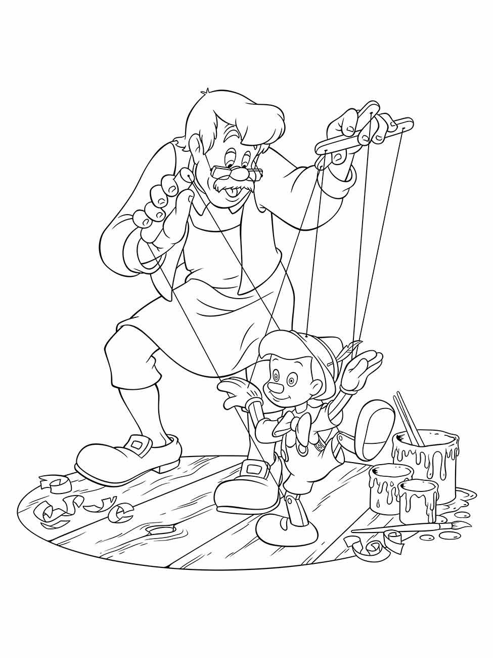 Pinocchio coloring page (18)