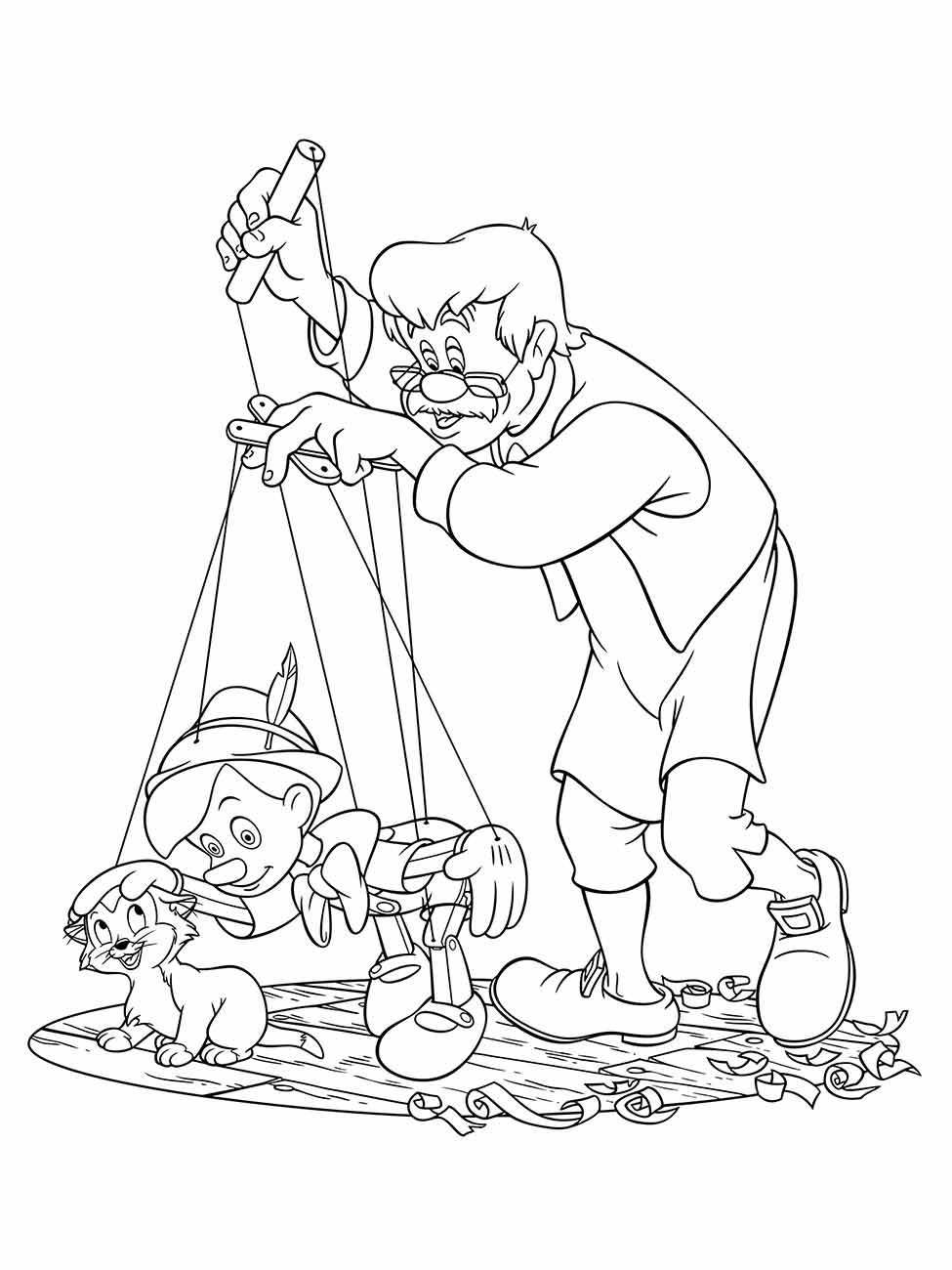 Pinocchio coloring page (19)