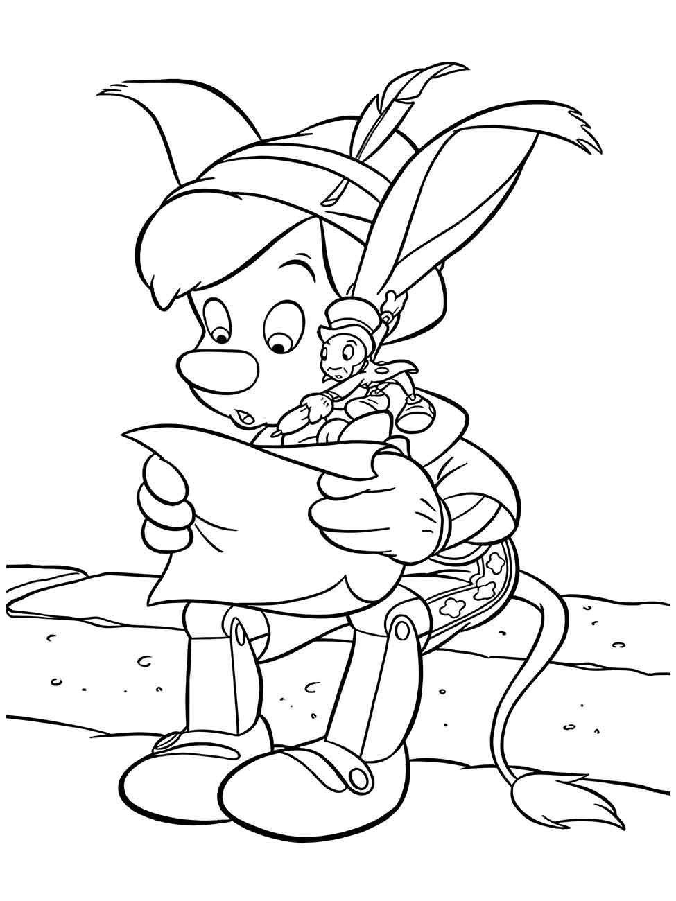 Pinocchio coloring page (9)