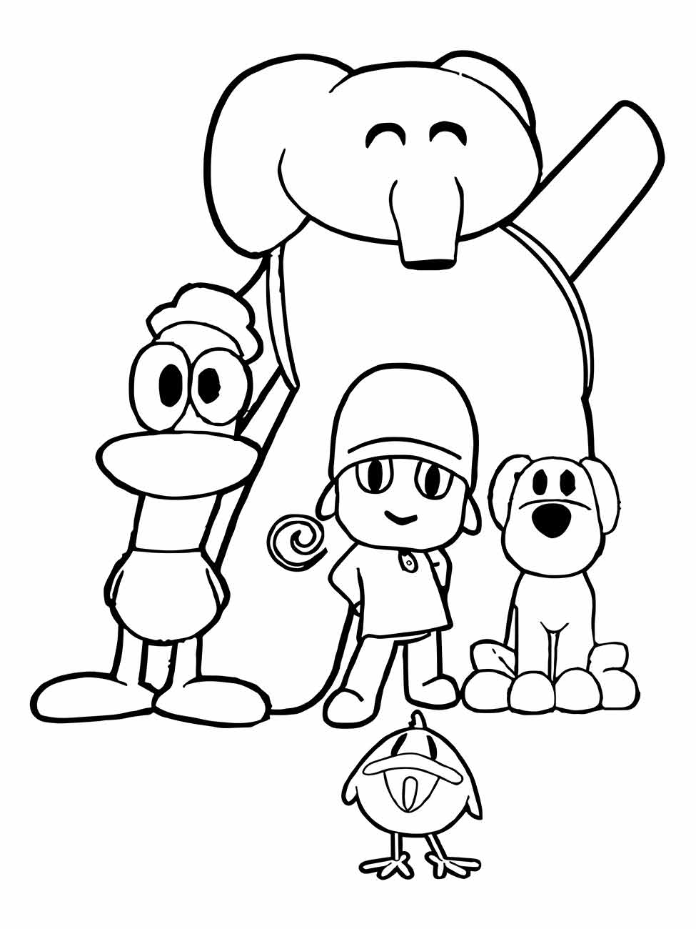 Pocoyo coloring page (13)