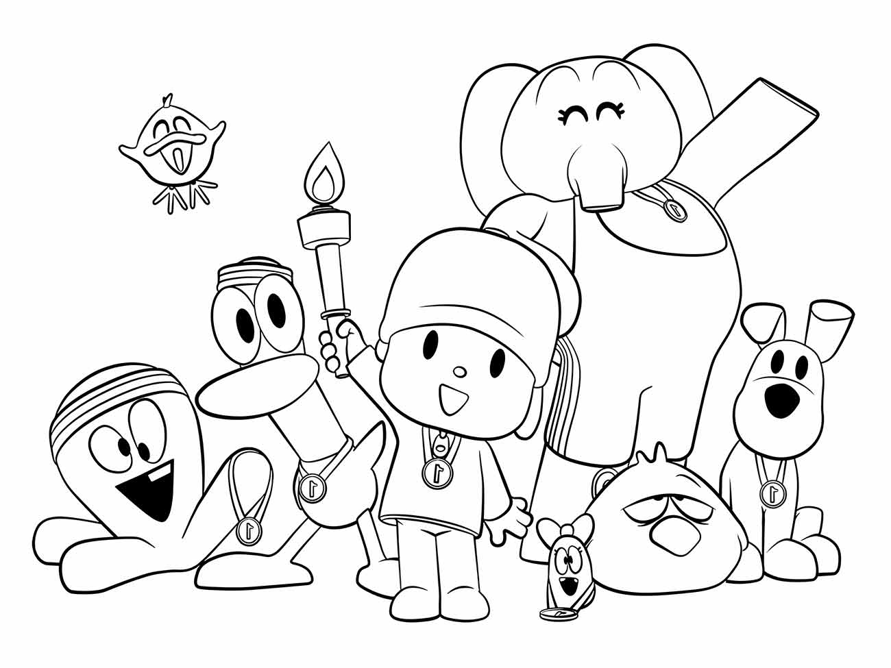 Pocoyo coloring page (14)