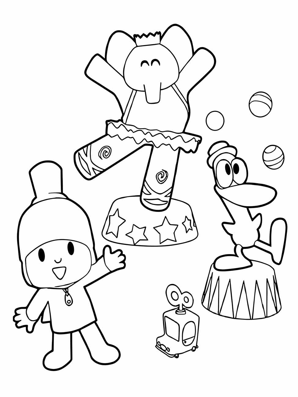 Pocoyo coloring page (4)