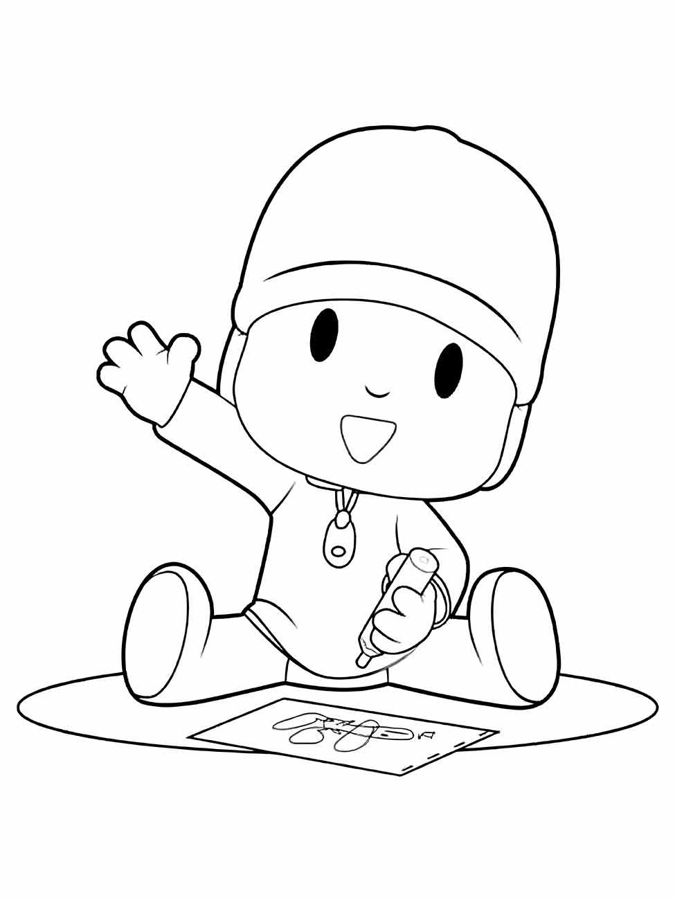 Pocoyo coloring page (50)