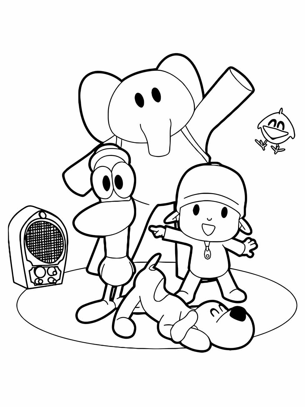 Pocoyo coloring page (61)