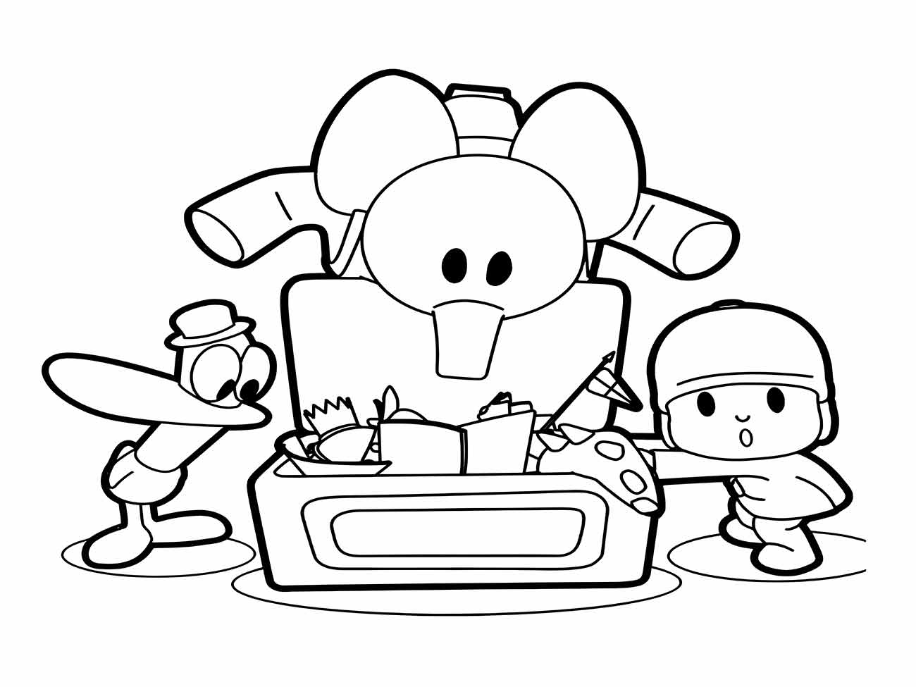 Pocoyo coloring page (66)