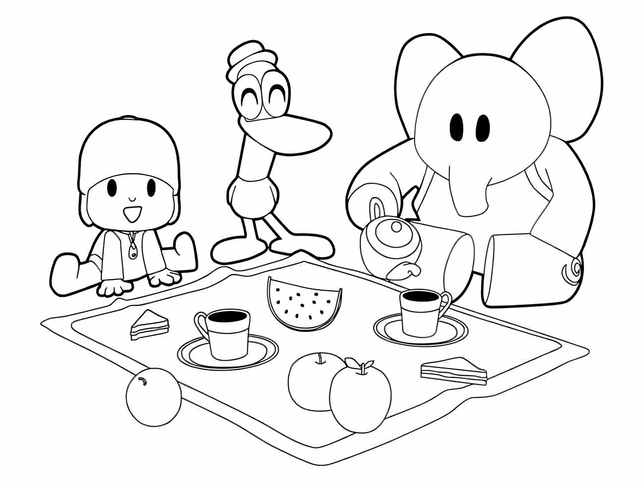 Pocoyo coloring page (68)