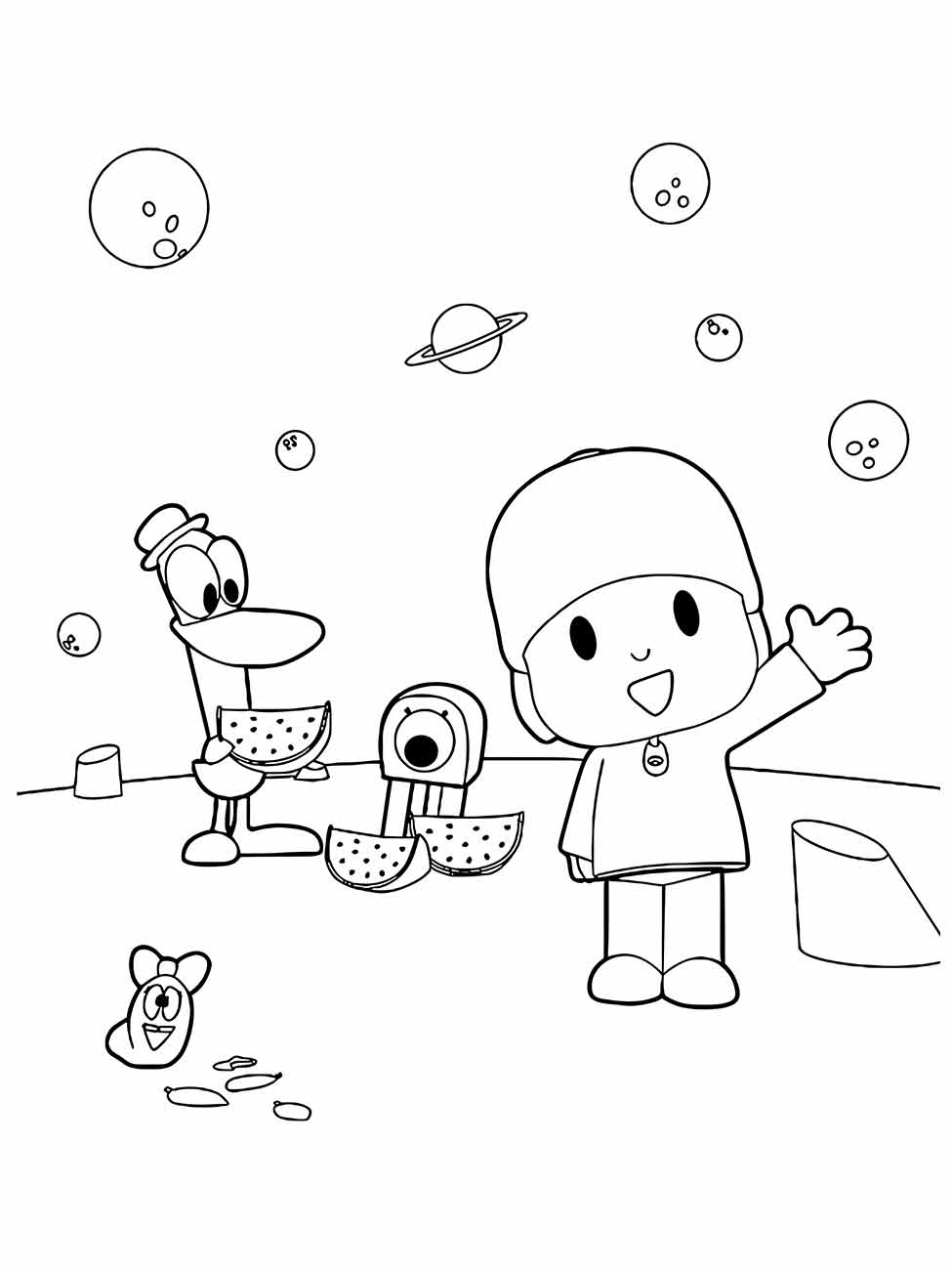 Pocoyo coloring page (7)