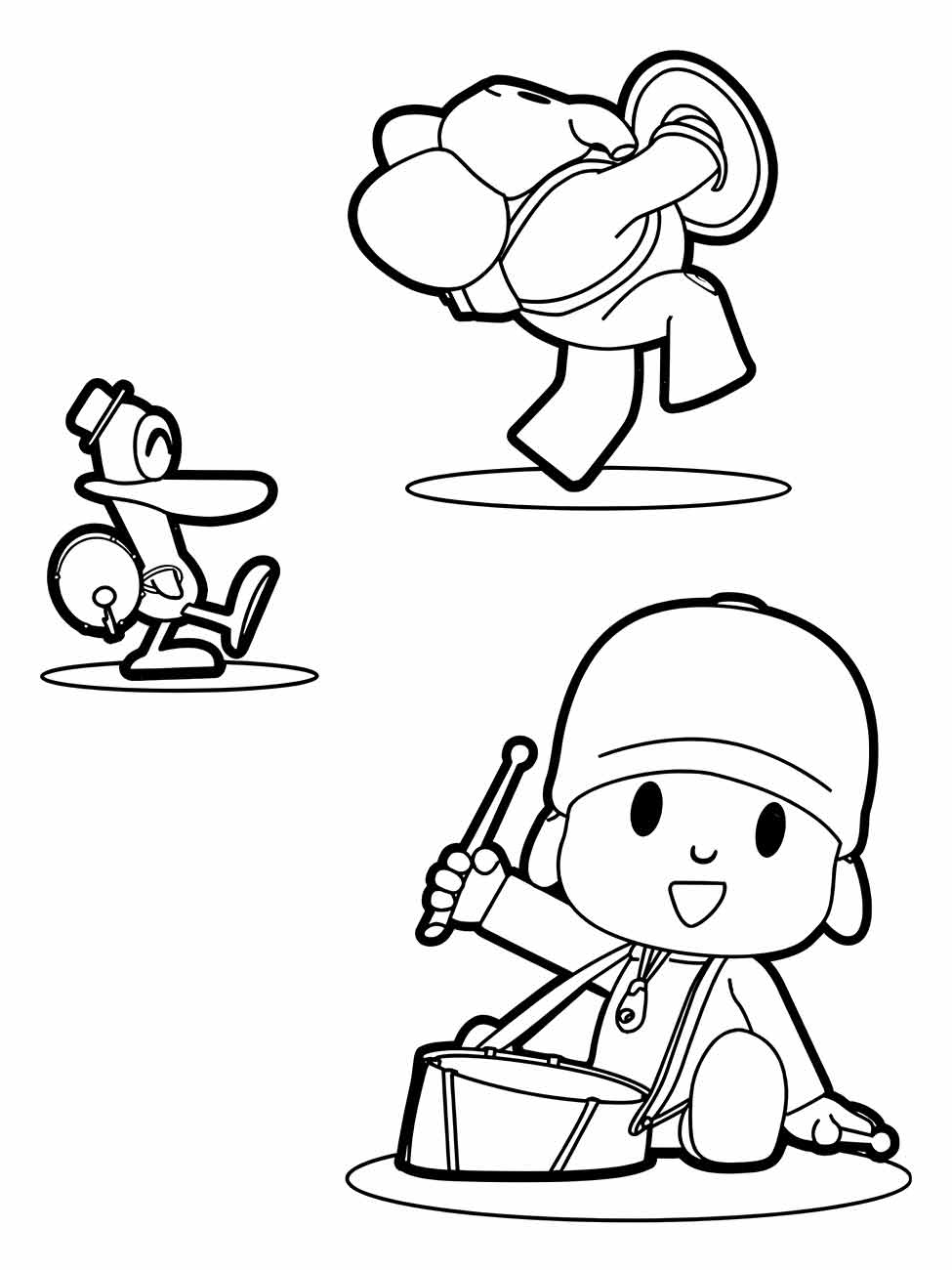 Pocoyo coloring page (70)