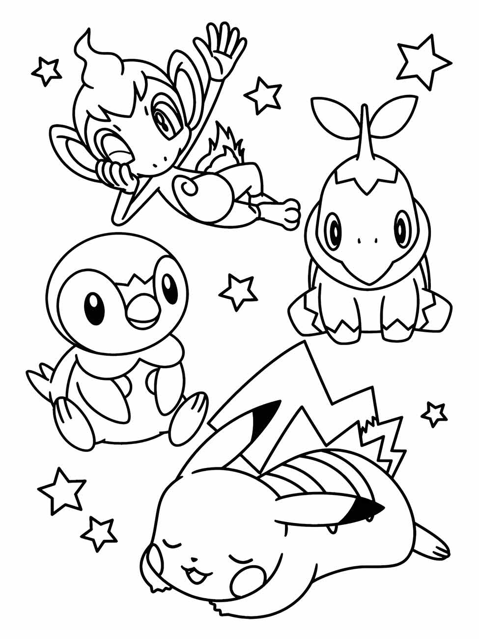 Pokémon coloring page (1)