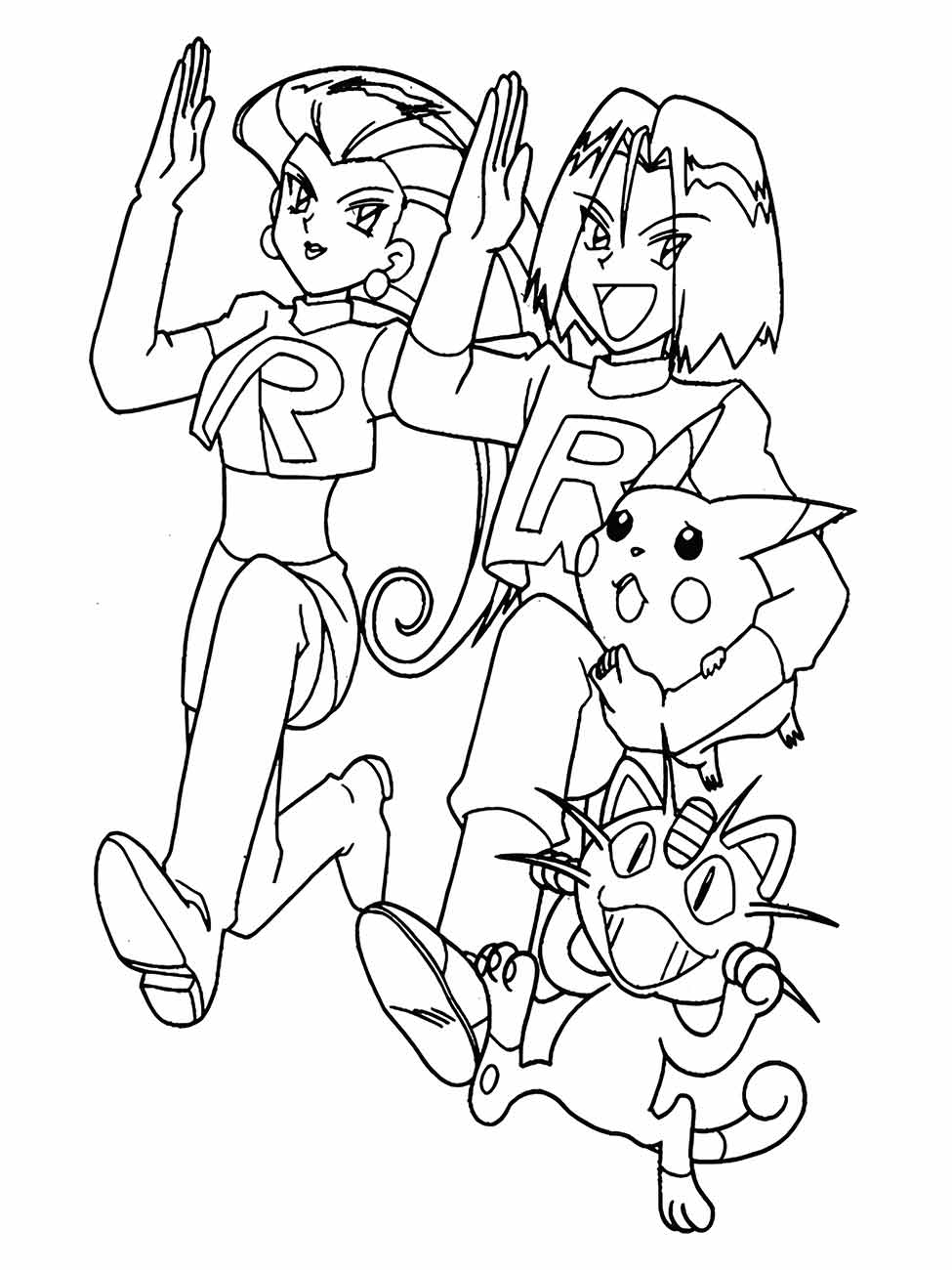 Pokémon coloring page (2)