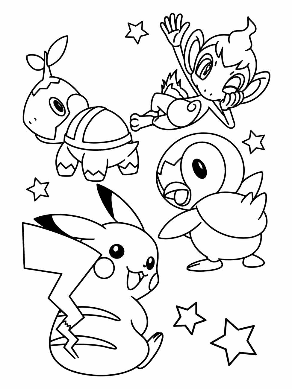 Pokémon coloring page (7)