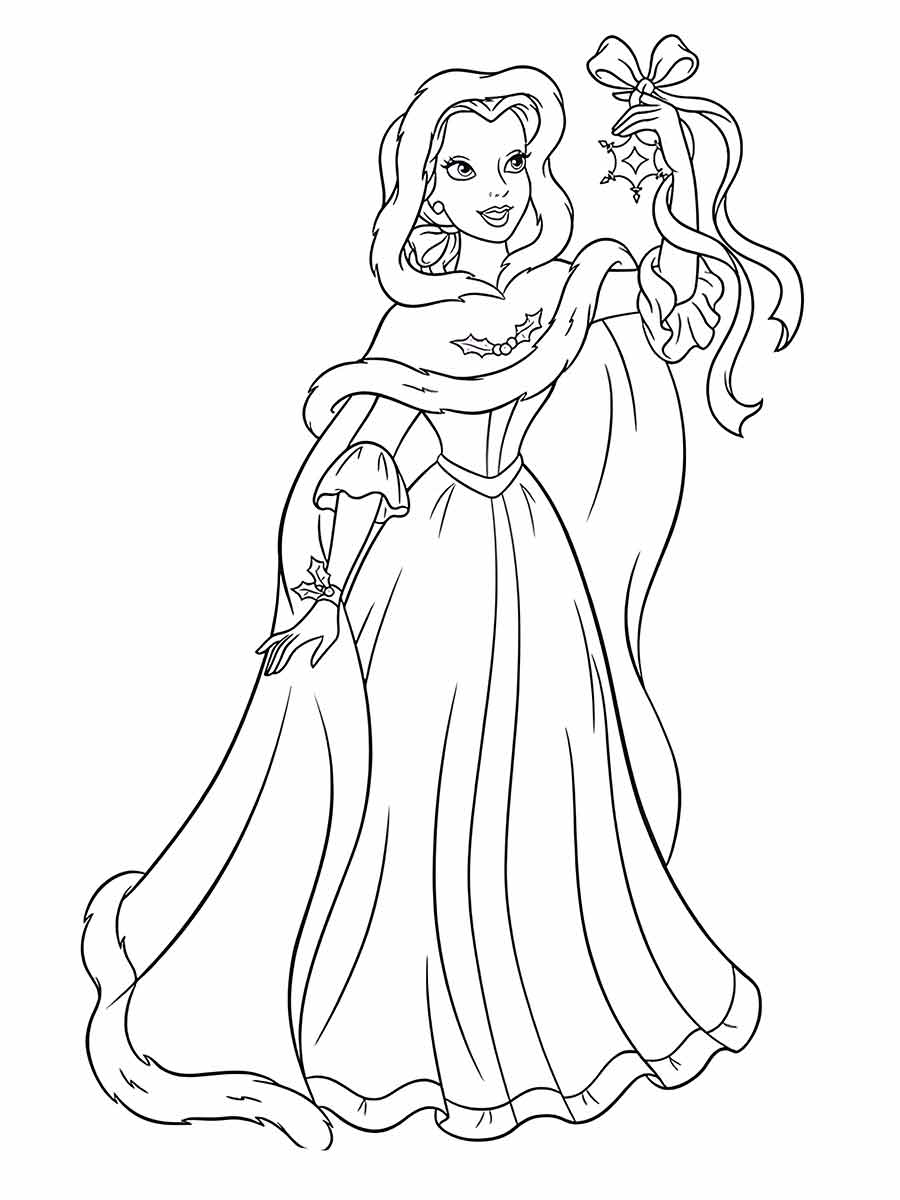 Princesses coloring page (11)